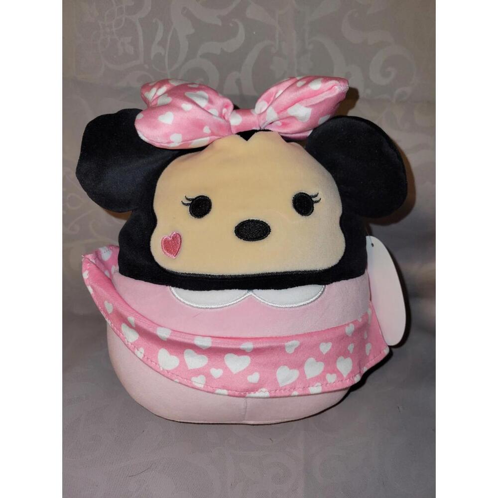 Disney Squishmallow  8 Inch Squishy Soft Plush Minnie Mouse - New